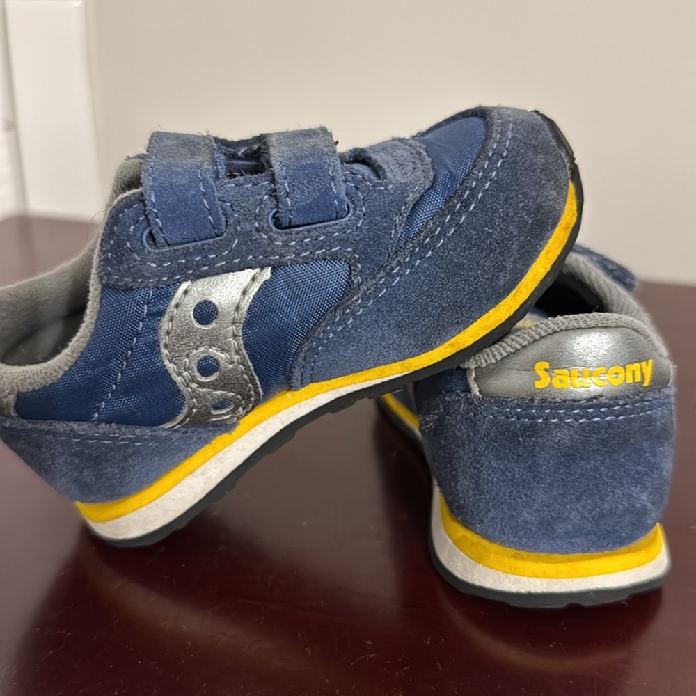 Saucony Kids Sneakers - Blue and Yellow